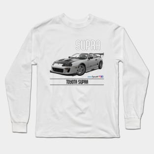 Supra Time Attack White Carbon Long Sleeve T-Shirt